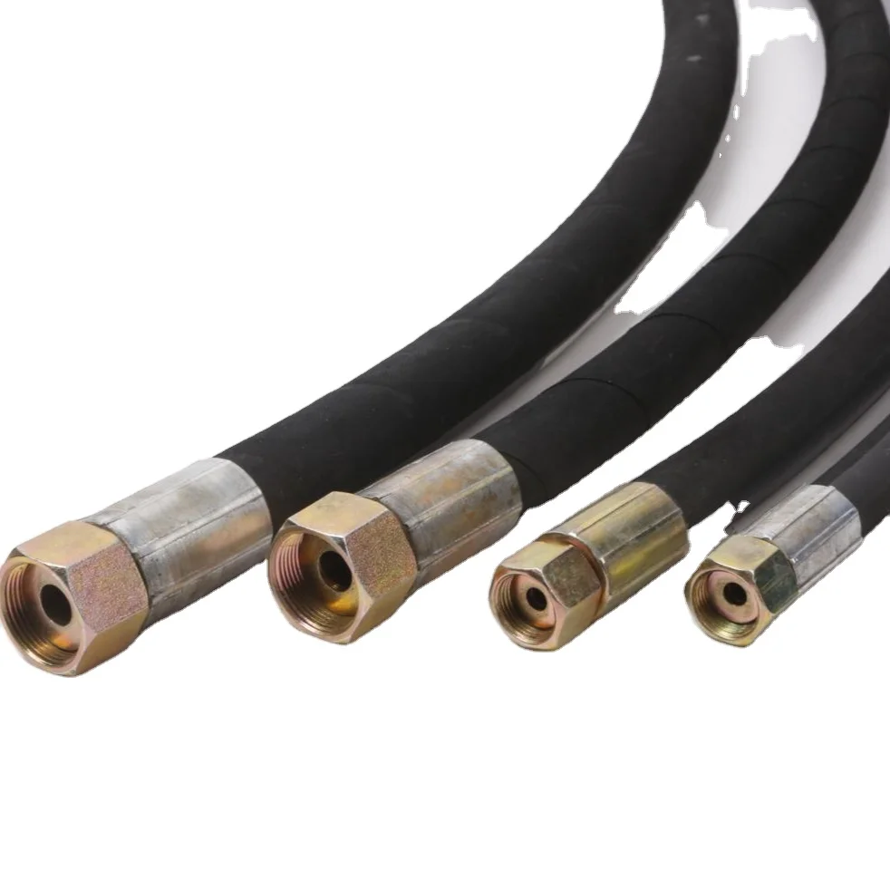 High Standard Steel wire braided hydraulic rubber hose for coal mining oil drilling