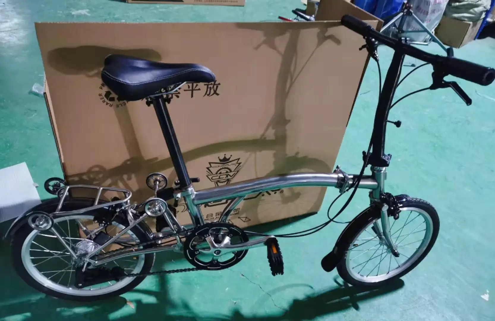 titanium folding bike frame 16,k-whale,bike frames