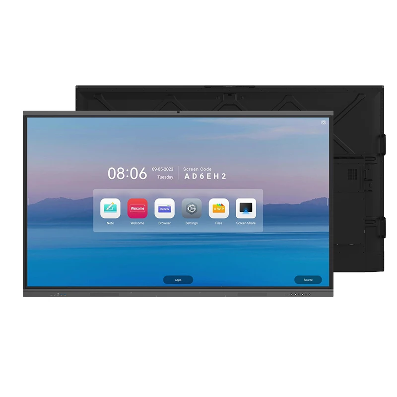 Ikinor LCD 75' IR touch screen interactive 10 touch points lcd display monitor electronic whiteboard