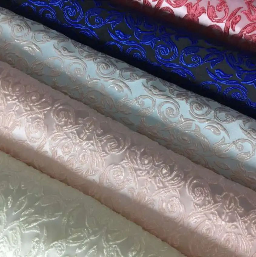 heavy  jacquard fabric for dress  fashion location  jacquard fabric 3D pattern jacquard fabric