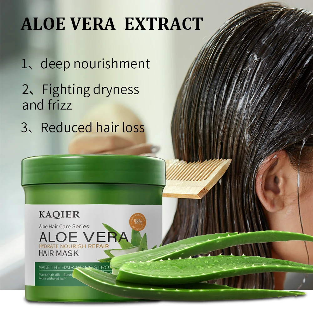 Aloe Vera Hair Mask Treatments Smooth Keratin Hair Mask Healthy Hair Product for Professional Salon