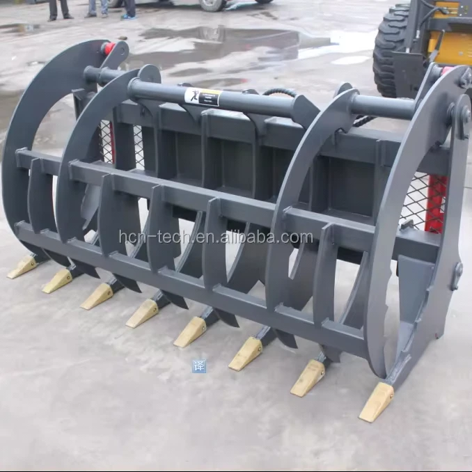 2024 HCN Brand Hot 0509 Series Farm-Oriented Grapple Fork For Agricultural Use For Skid Steer Loader And Wheel Loader.