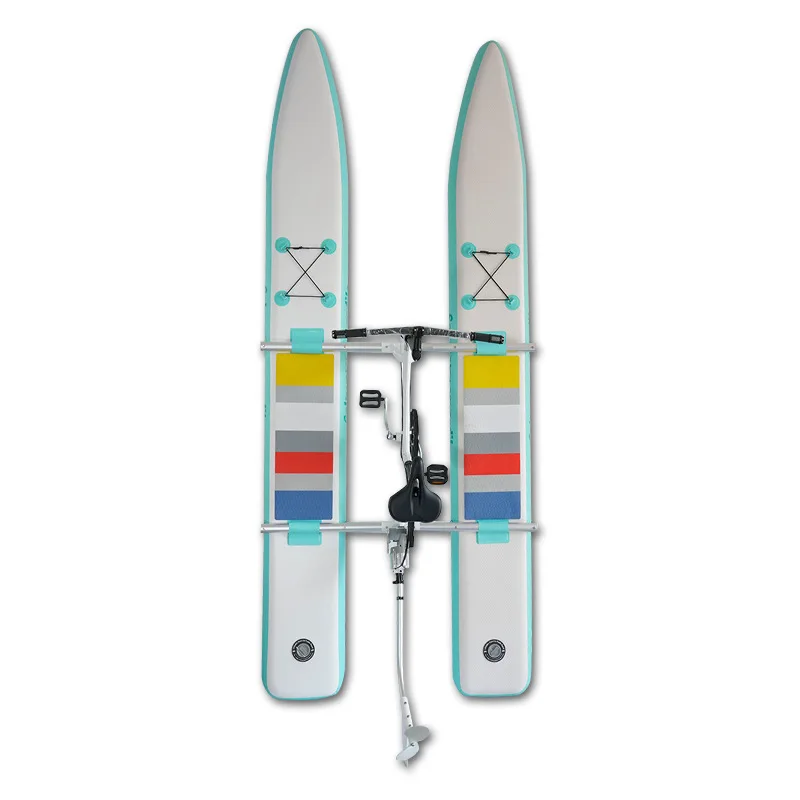 pontoons hydrofoil water pedal bike boats inflatable bicycle