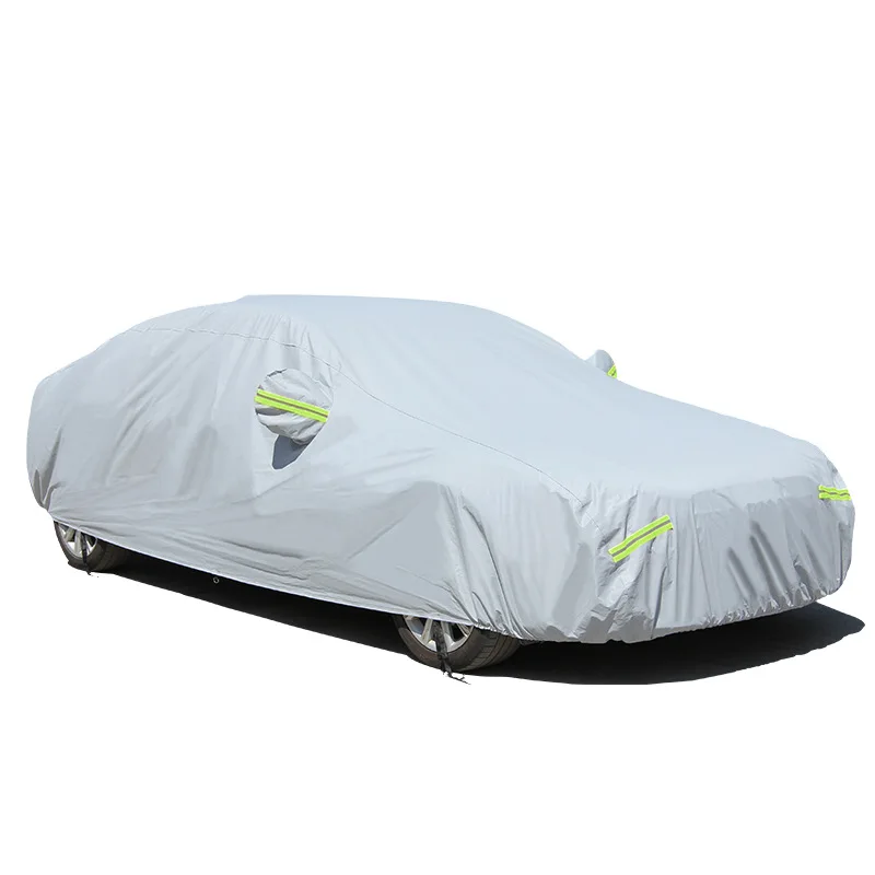 Wholesale Auto car cover aluminum film Plus cotton Waterproof car cover outdoor cover