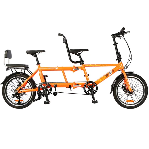 20 Inch Double Folding Bike Alloy Frame Family Bicycle    Tandem bicycle