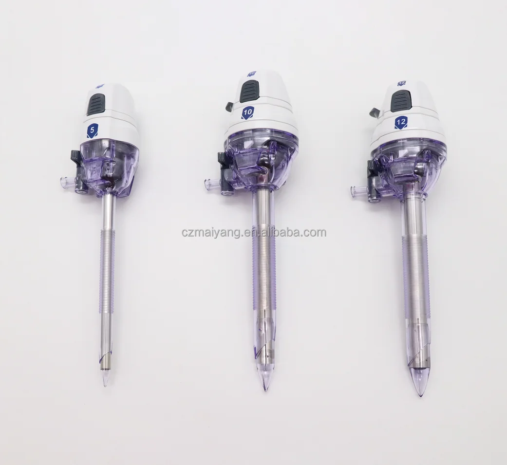 Высококачественный 3 мм 5 мм 10 мм 12 мм 15 мм одноразовый троакар лапароскопический набор для прокола