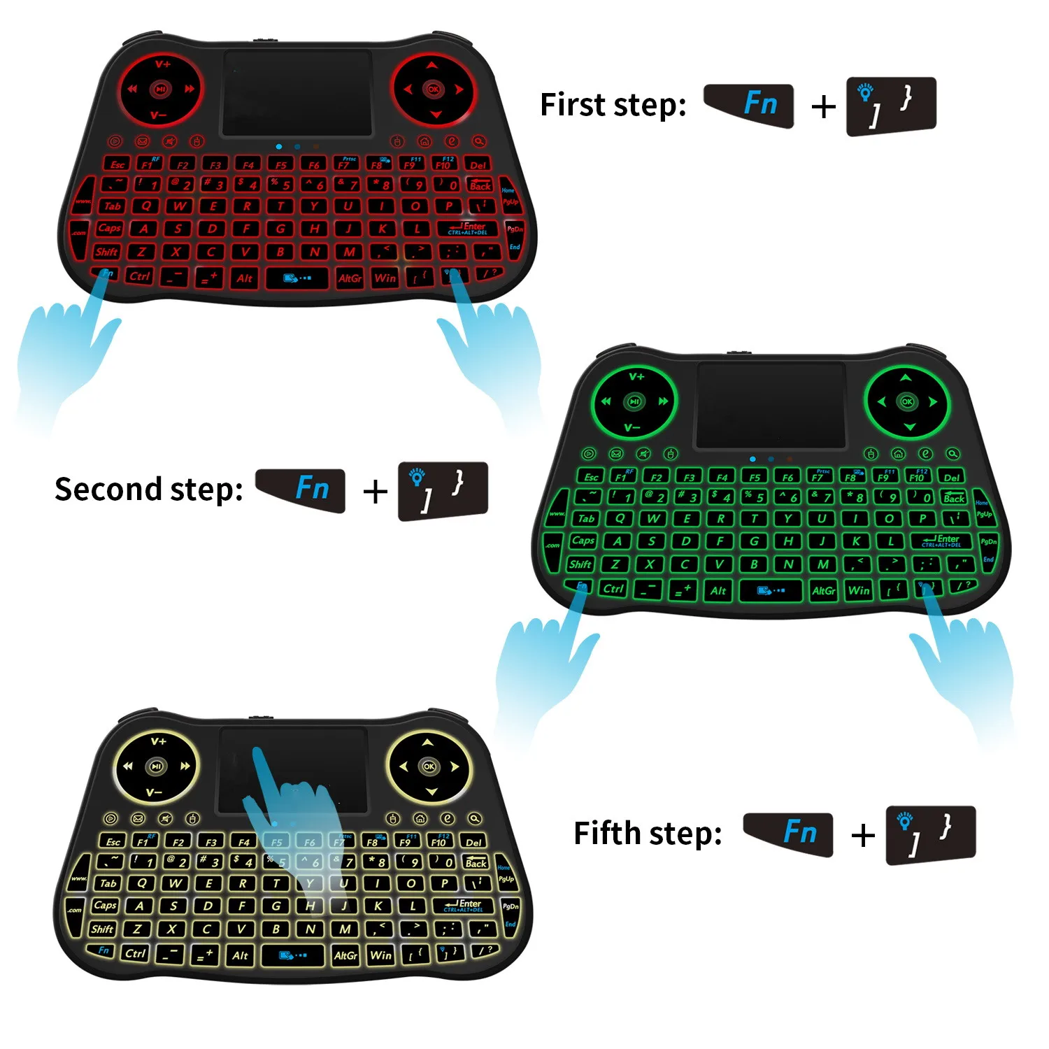 2.4g Wireless Mini Keyboard, MT08 I8 Mini Wireless Keyboard For Smart Tv Keyboard Wireless Air Mouse/