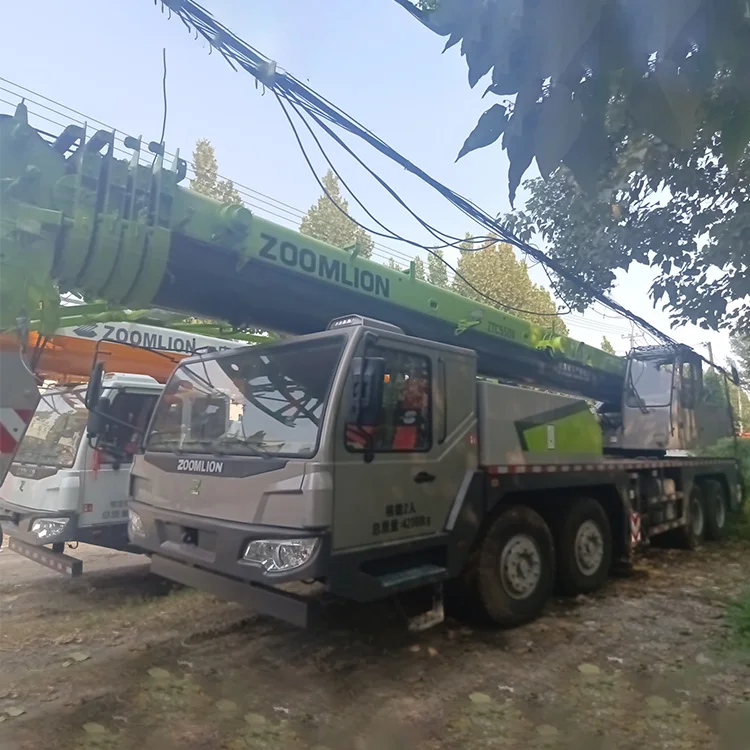 Telescopic arm crane 50t used crane zoomlion used machinery used truck cranes