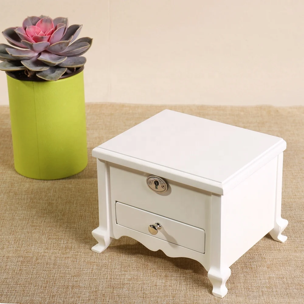 Factory wholesale customization toy music box With drawer wooden ballerina musical jewelry box music boxes