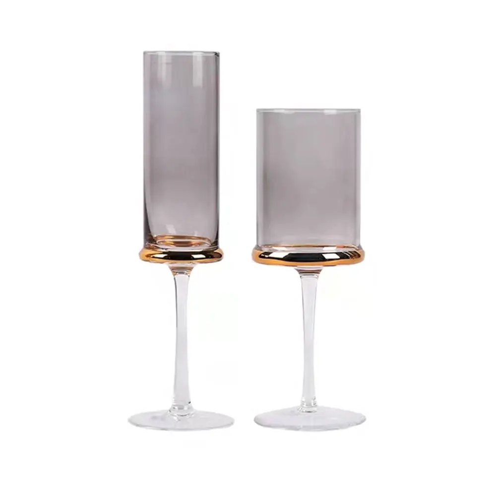 Amazon Best Selling High Quality Elegant Clear Lead Free Super Light Crystal Wine Glasses