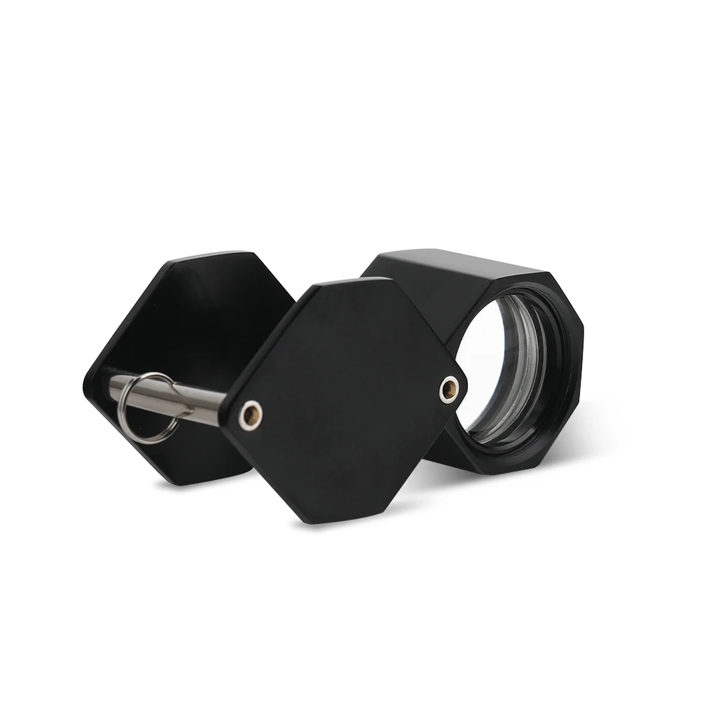 Most Popular Diamond Inspection Loupe Folding Triplet Magnifying Glass Len Jewelry Magnifier