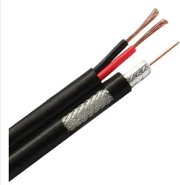 Security CCTV catv  Application RG6 RG59+2C CCTV cable coaxial cable with flexible power  coaxial siamese CCA CCTV Camera cable
