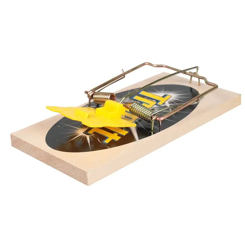 Customized Logo Wooden Mouse Trap Sensitive Mice Trap Small Rodent Trap For Pest Control