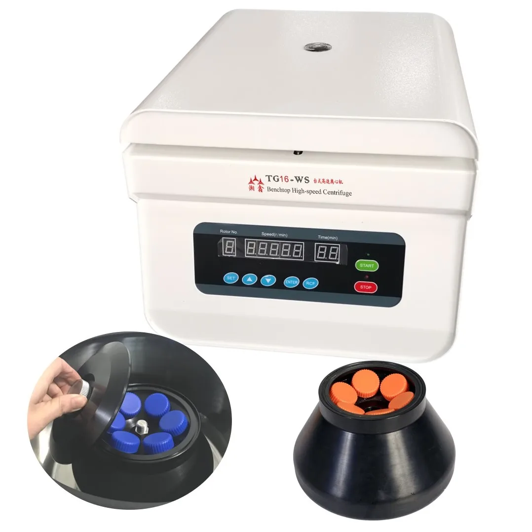 6*50ml Angle Rotor Bench-top Laboratory Centrifuge high speed centrifuge machine TG16-WS for Laboratory research