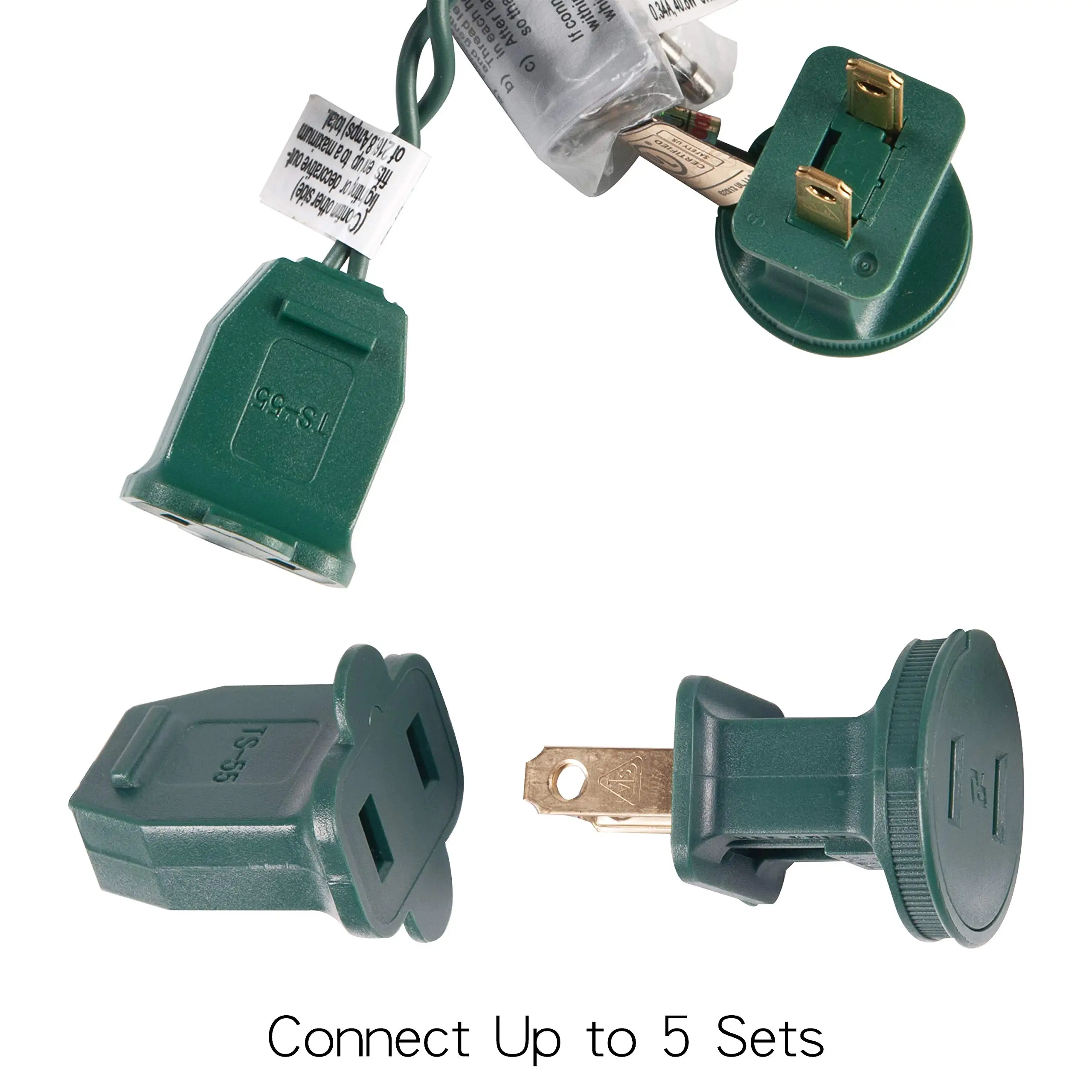 Mini 75 Christmas fairy string lights incandescent green tungsten  wire cheap and convenient dress up the roof and trees