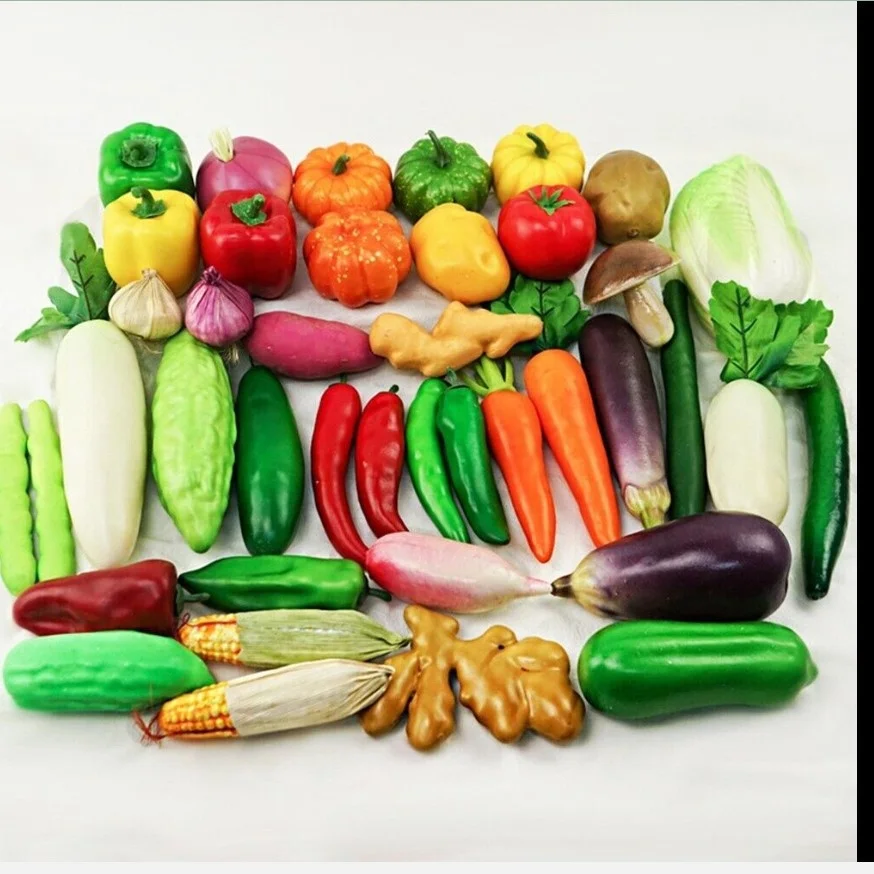 Simulated Artificial Fake Fruit Vegetables Kitchen Toy Home Decoration