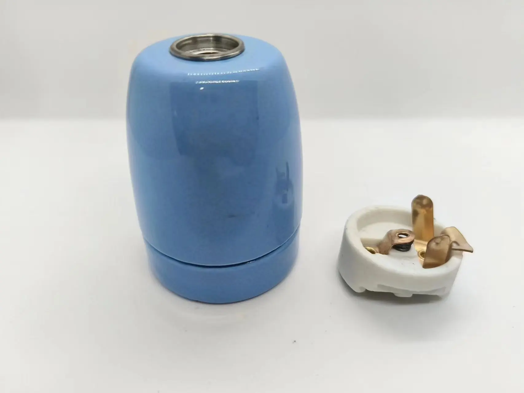Porcelain Bulb Light Socket Ceramic Lamp Holder E14