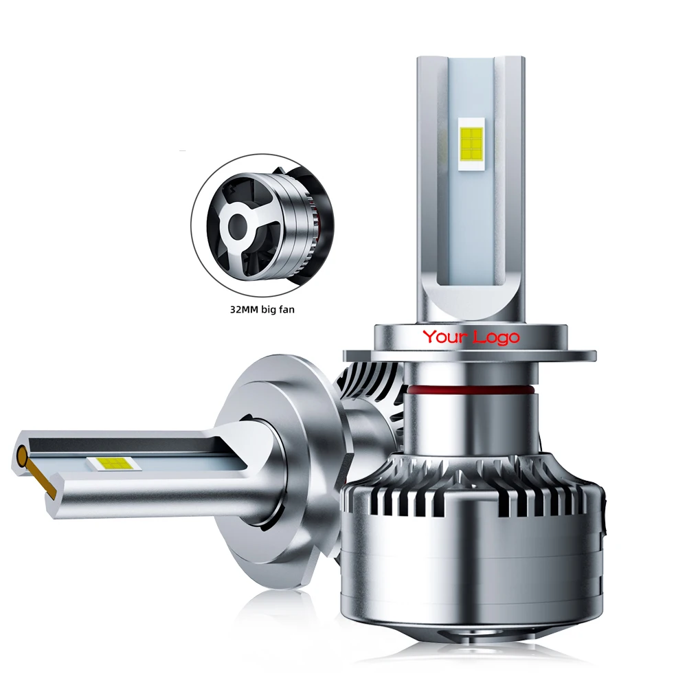 Super Bright Conversion Kits Replacement Lighting 90W 22000 Lumen H11 H7 Car LED Headlights Bulbs