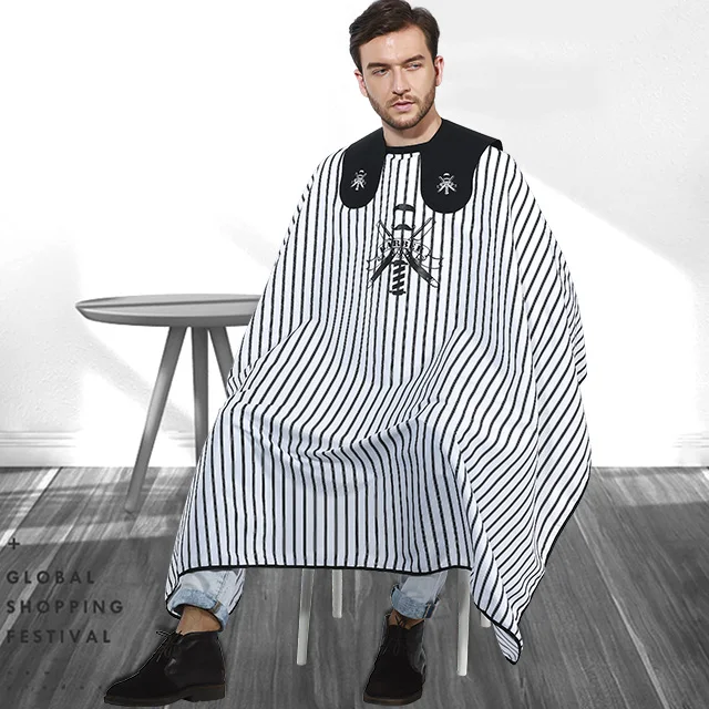 Barber Cape Salon Hairdressing For Hair Stylist waterproof Cutting Cutter Apron for Barbershop Tools Men