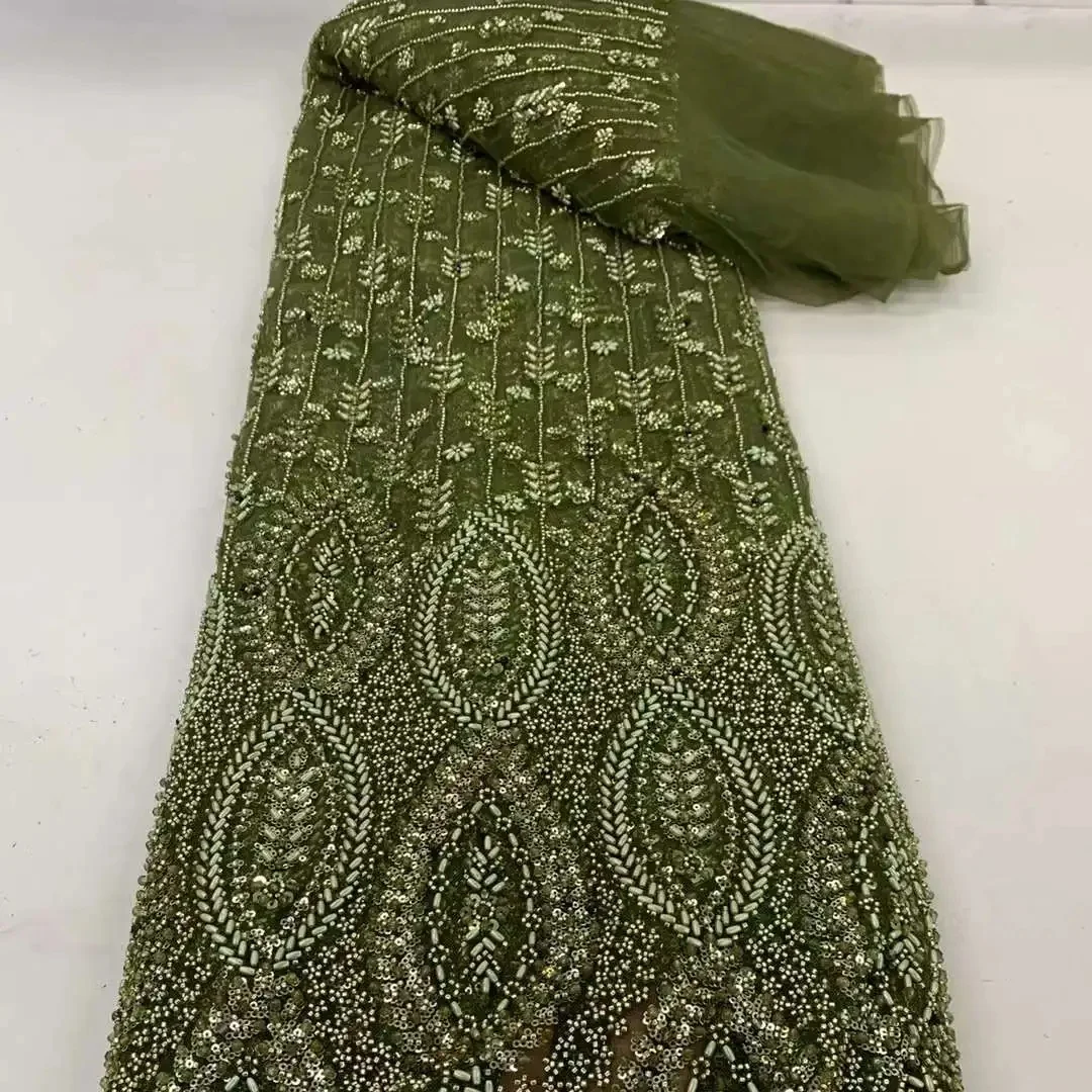 Competitive Price Yellow Lace Fabric African Custom Cheap Reasonable Price Bride Modern Novel Design Low Price Blue