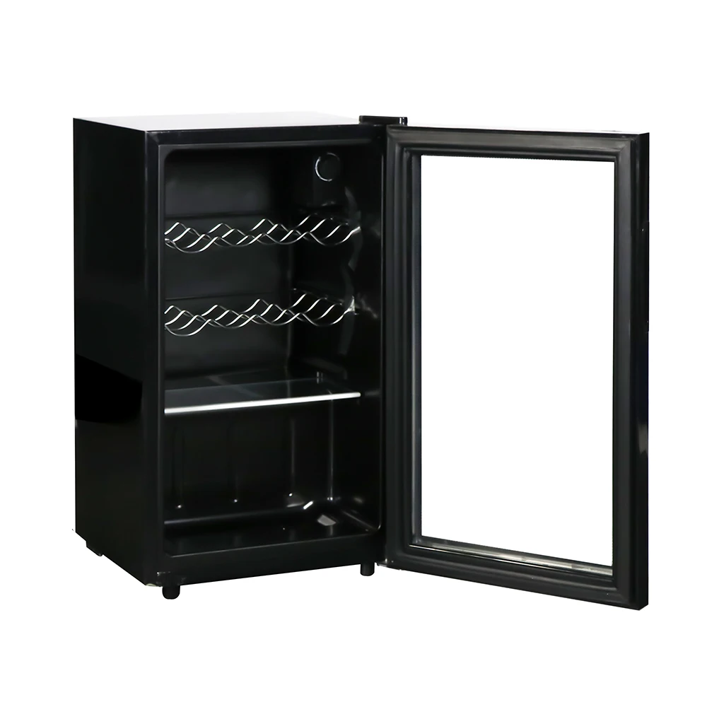 53L Display Cabinet Quality Single Zone Direct Cooling Wine Cooler BC-53C98 small vertical commercial glass door wine