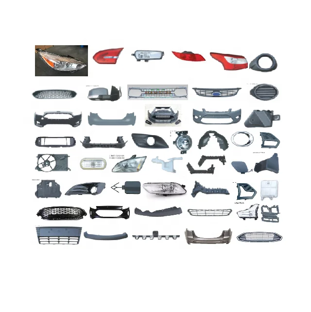 Mitsubishi exterior parts fog lamp headlights front bumper body covering parts