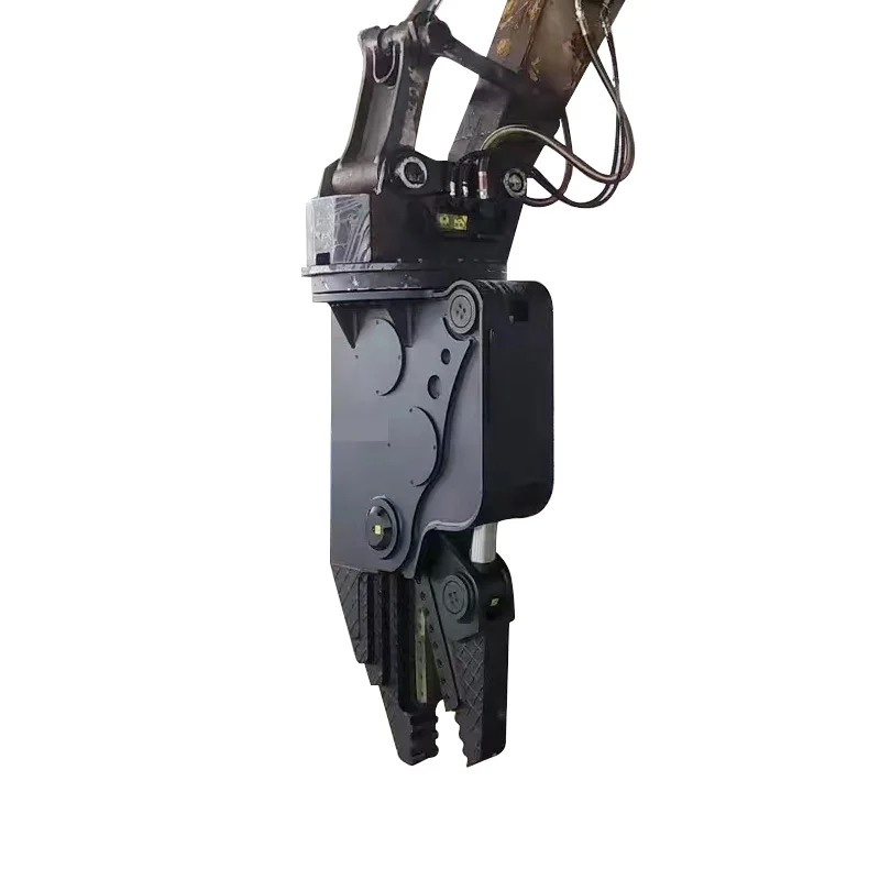 Efficient Excavator-Mounted Dual-Cylinder Hydraulic Shear for Metal Scrap