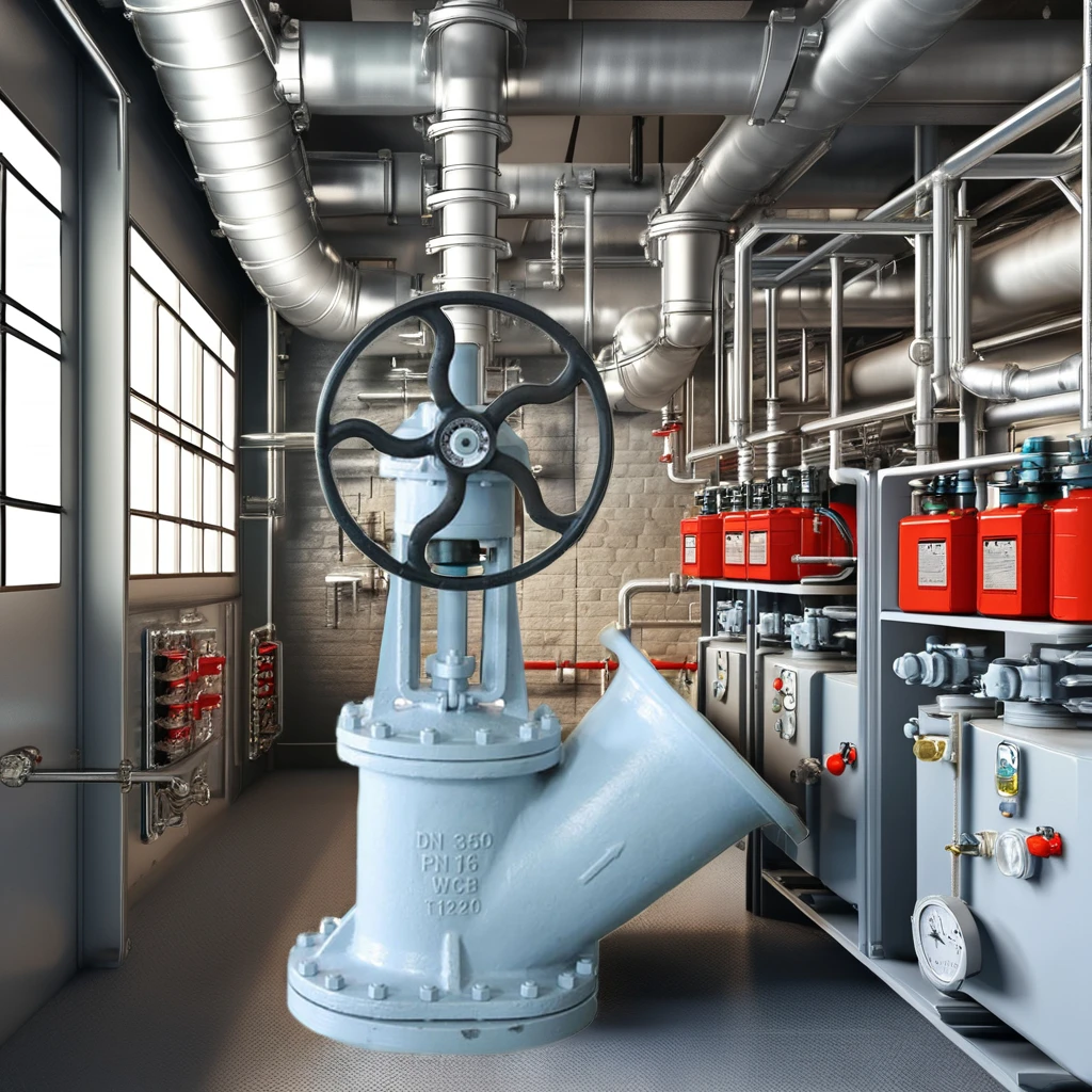 DN350 WCB Thermostatic Globe Angle Valve For Gas