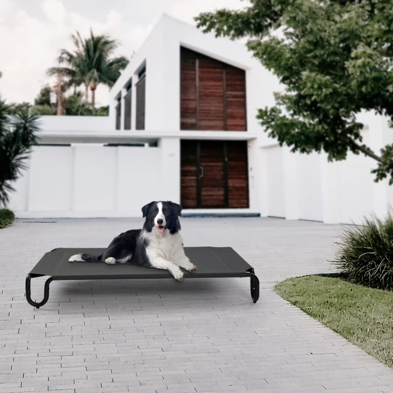 Summer Cooling Raised Outdoor Dog Bed Portable Elevated Dog Bed for Dogs