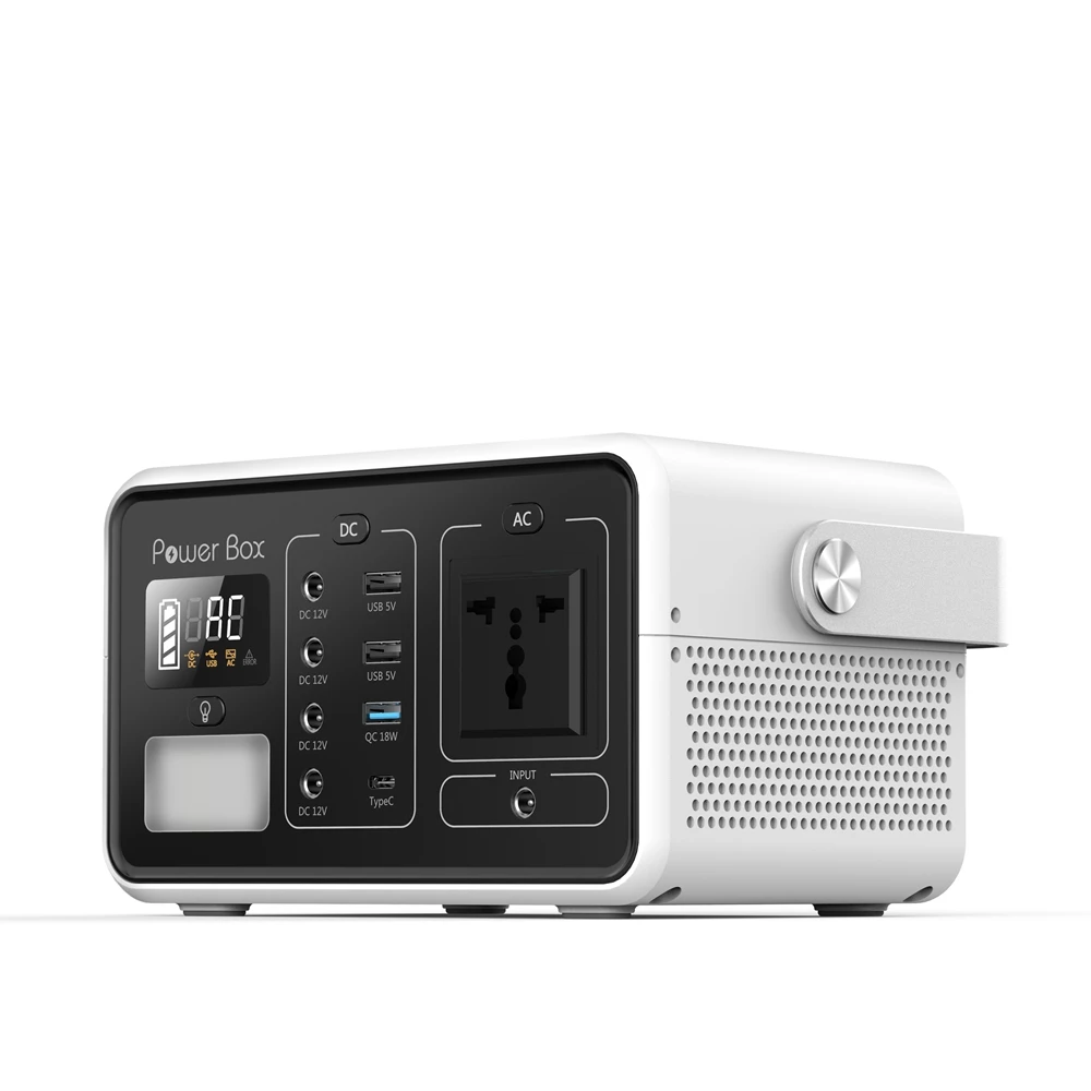 Solar Outdoor Power Station Portable Energy Storage Power Supply 222W 60Ah portable battery pack for tv