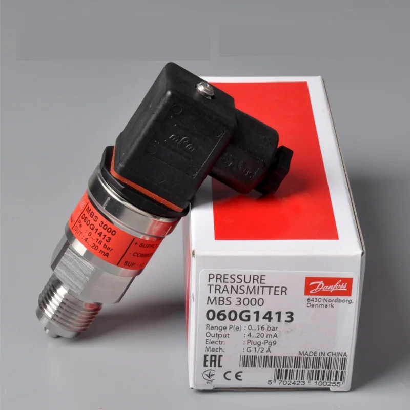 Danfoss MBS3000 pressure transmitter sensor, danfoss 0-0.3bar