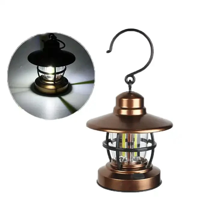 LED Dimming Camping Lantern Waterproof Emergency Outdoor Camping Hanging Lamp Lantern With HooksHot sale Dimming