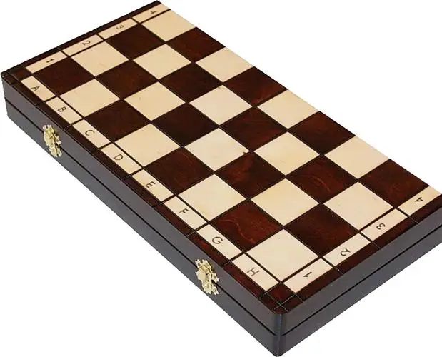 Manufacturers Eco-Friendly Portable Wooden magnet Chess Game boards printed chess pieces in wooden box