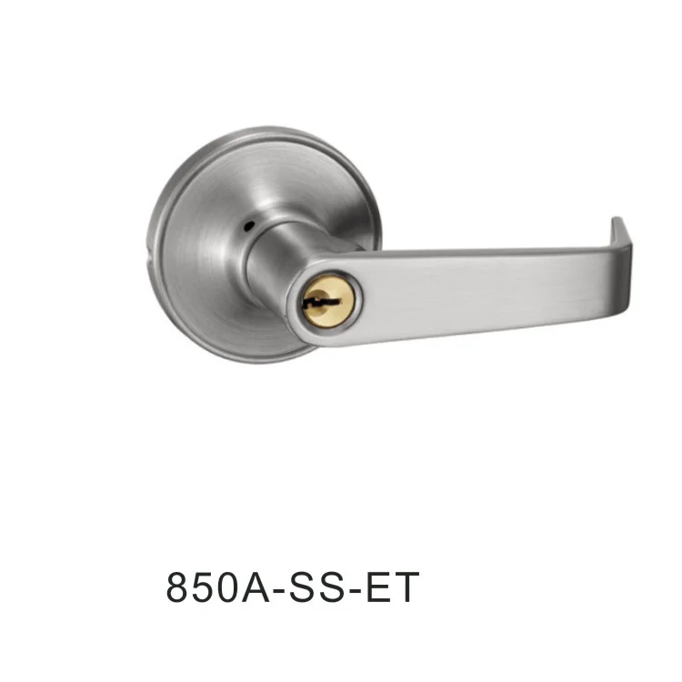 Furniture zinc alloy OEM lever lock gate locks safety lever handle lock 850A-SS-ET