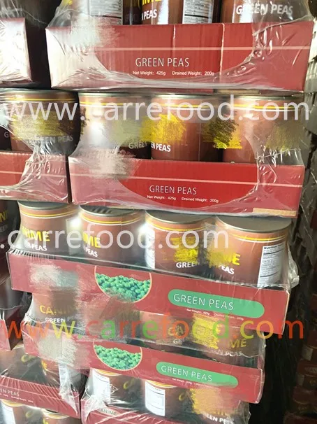 
Canned peas 400g/canned green peas in brine/sweet green peas with sweet corn in canned 