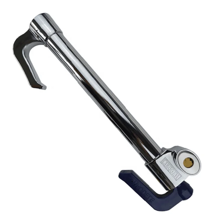 Замок на рулевое колесо автомобильный Телескопический механический Противоугонный замок на рулевое колесо автомобиля