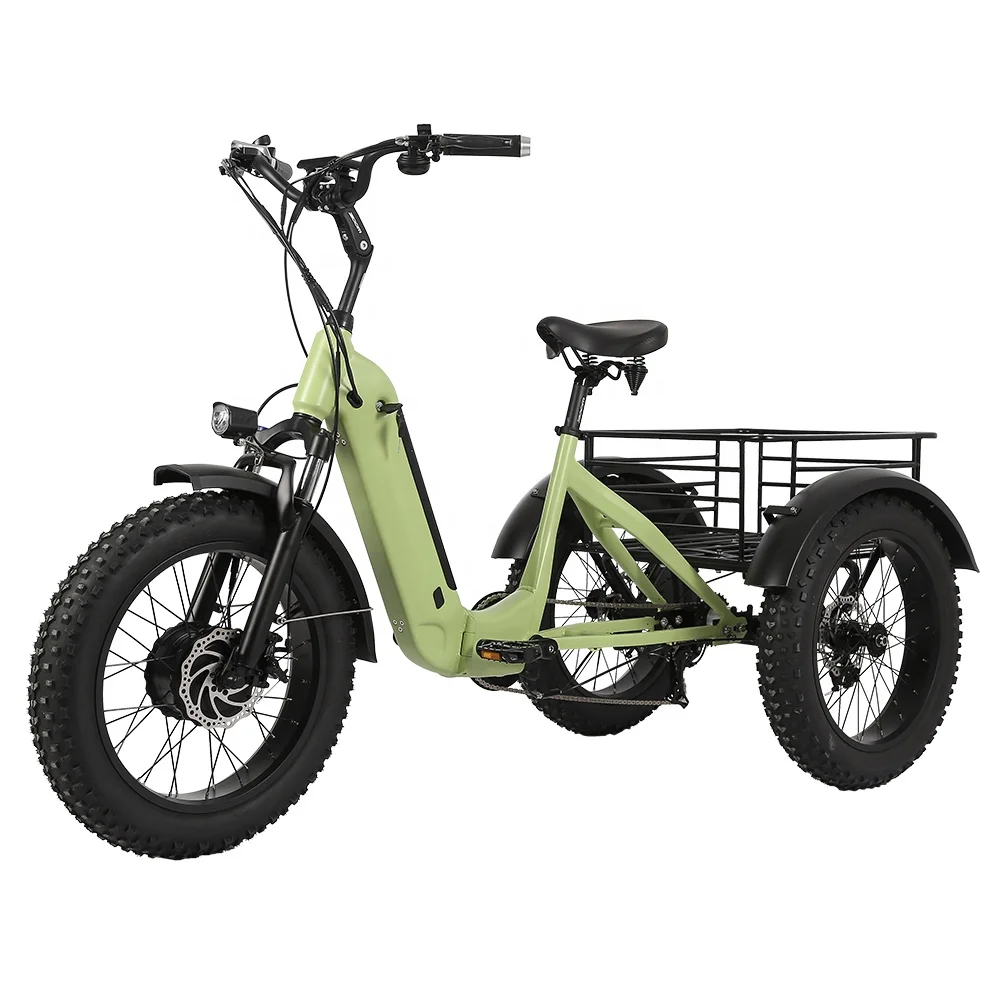 Новинка 2022 Электрический велосипед Ebike 48 в 500 Вт Электрический велосипед 20 дюймов трехколесный велосипед с толстыми шинами складной электрический городской велосипед с толстыми шинами Электрический велосипед