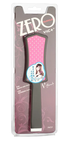 Detangle Brush Plastic Magic Diamond Hair Brush  diamond design
