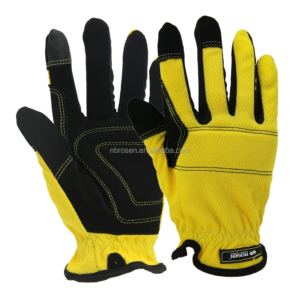 Cheap Breathable Custom Logo Multi Colour Screen Touchable Synthetic Leather Womens General Work Garden Gloves