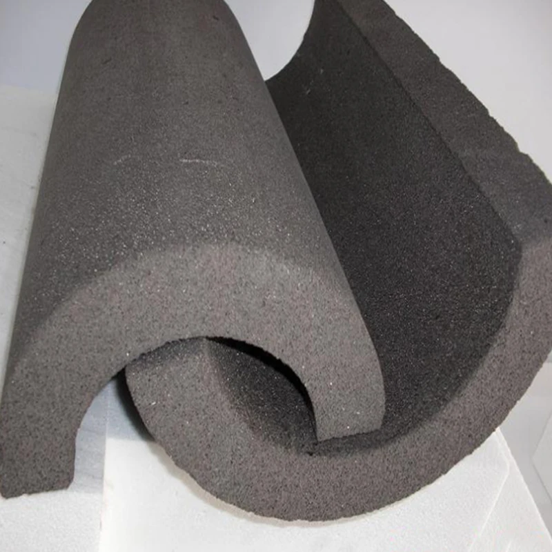 Customize service Dual (Cold/Hot) Insulation Density Pre-fabricated Foam glass Cellular Glass ASTM C552 Pipe Tube