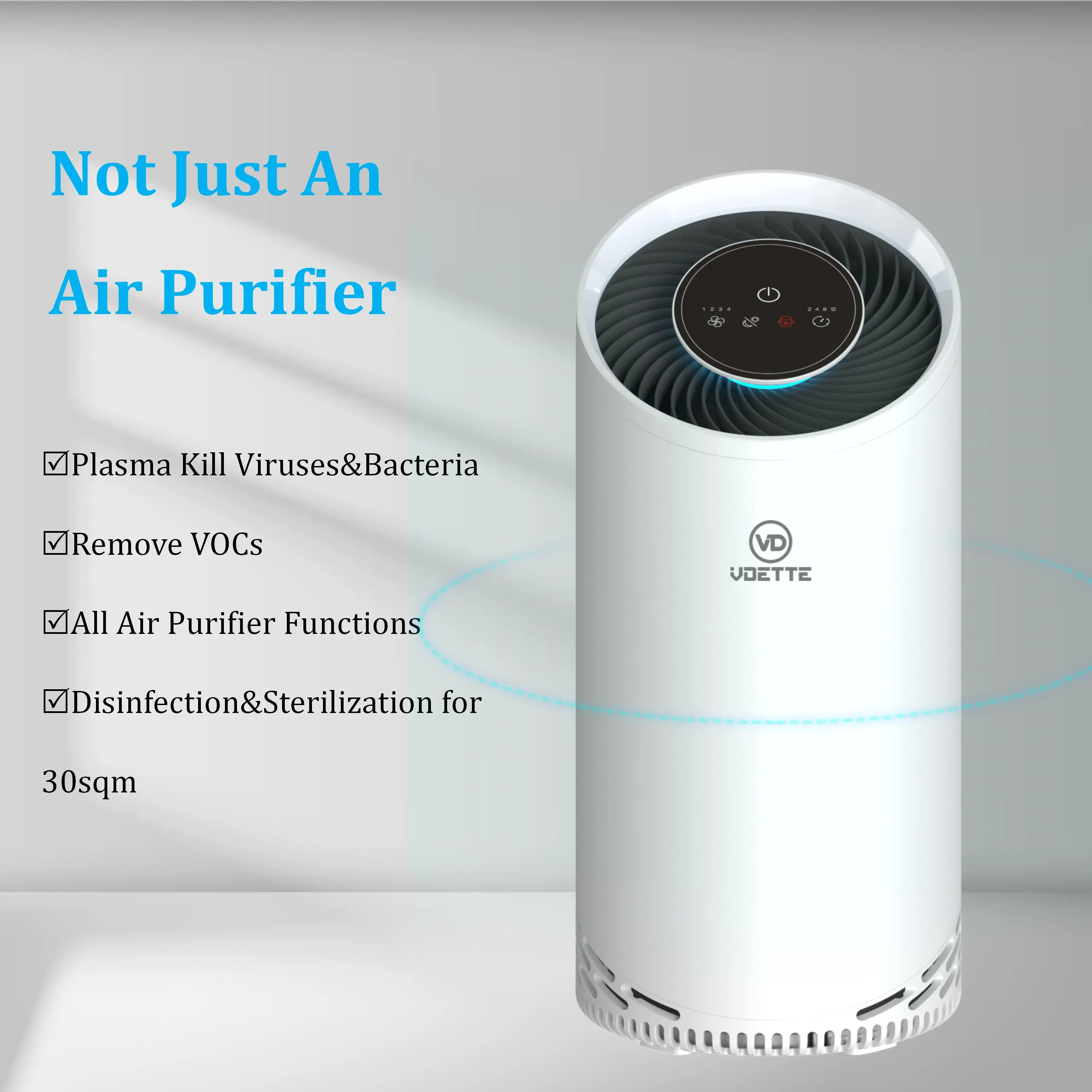 Air Purifier with True HEPA 13 filter remove pet danders, odors, best for living room, OEM, ODM