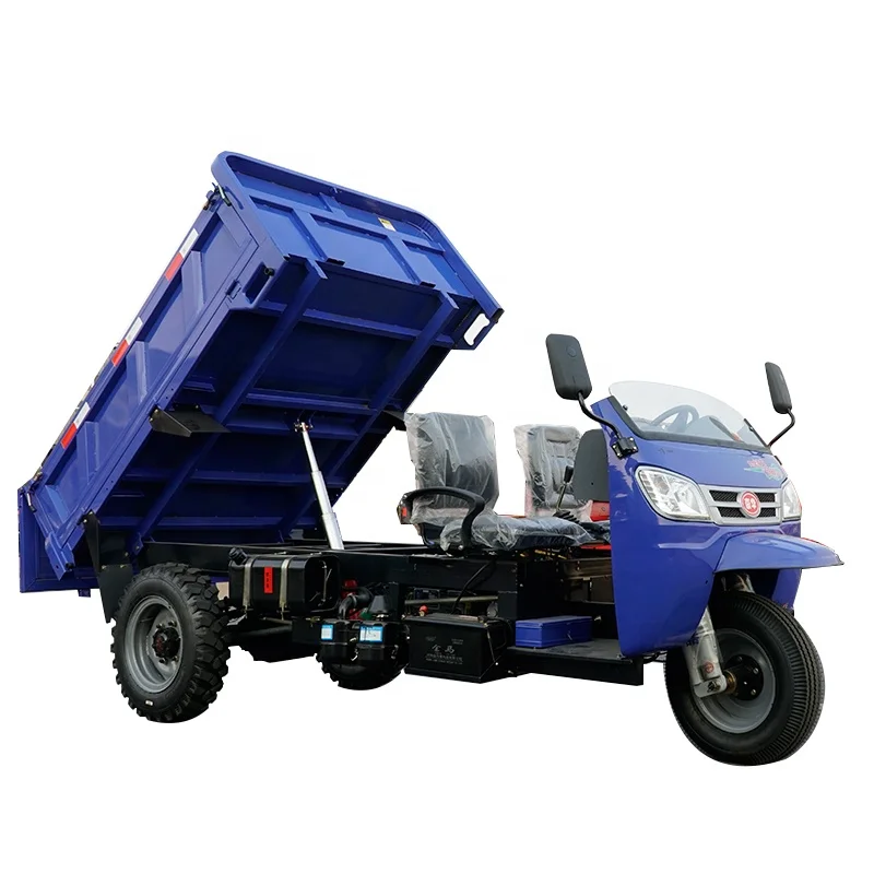 Высокое качество промышленный дизельный трехколесный велосипед 22HP самосвал