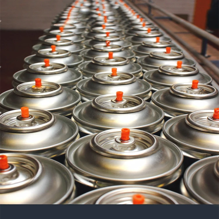 Manufacturer 45mm 52mm 57mm 65mm Empty Neck-in aerosol can for car paint can butane gas can oxygen fresh air