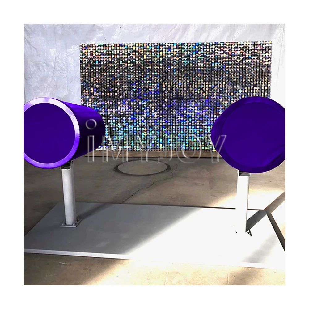 Amusement park carnival booth activity interactive drum shaped cannon wind dynamic sequins game show event prop games