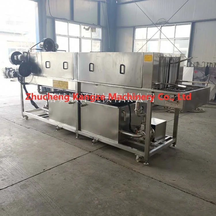 Automatic Industrial electric and steam washing plastic pallet tray vegetable basket crate washing machine washer for sale price