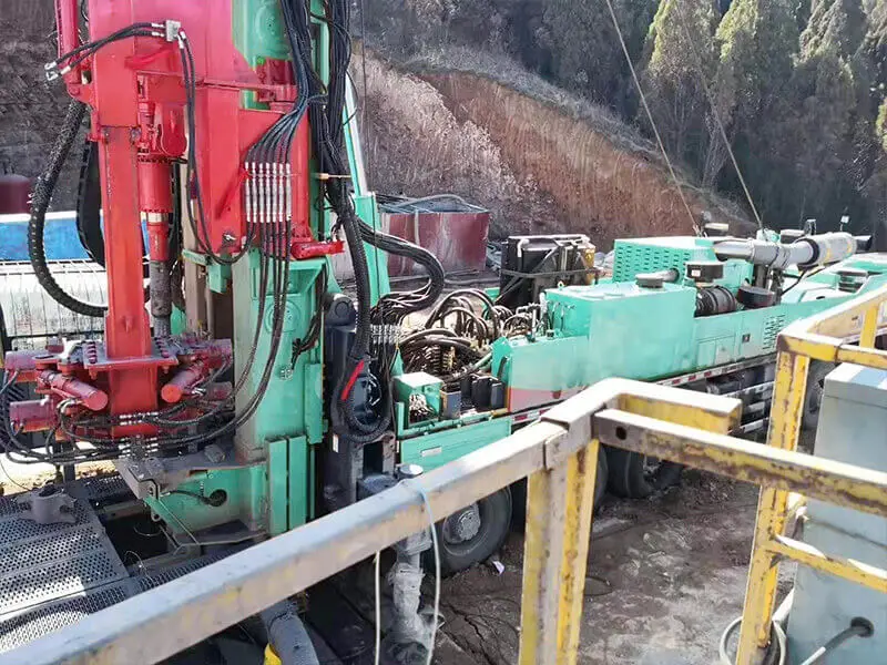 Exported to Tunisia HFC-400 truck mounted water well drilling rig mine drilling rig