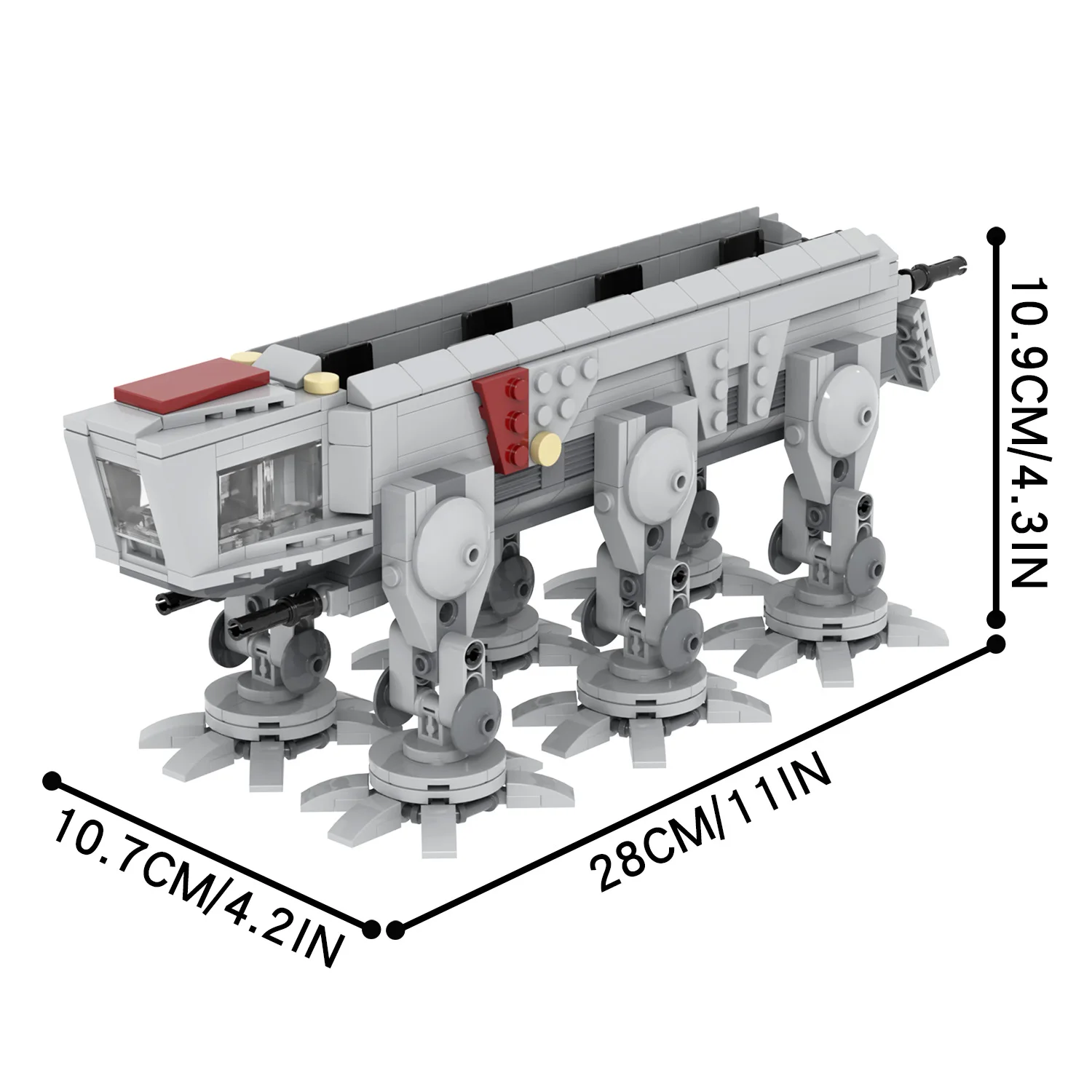 AT-OT MOC2153 космические войны с солдатами-клонами 556 шт.