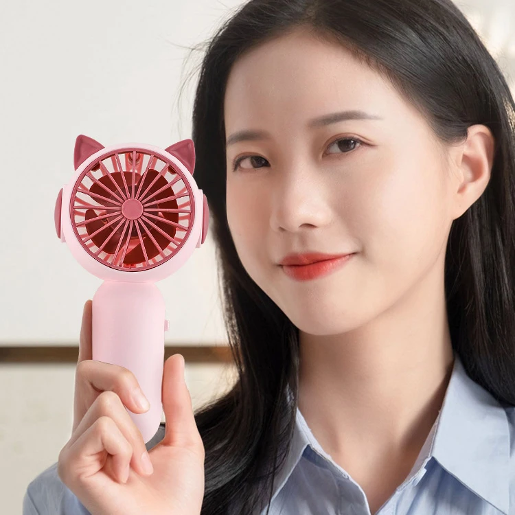 Custom Wholesale Bulk 3 In 1 Personal Small Portable Hand Held Table Usb Charging Fan Rechargeable Mini Handheld Fan