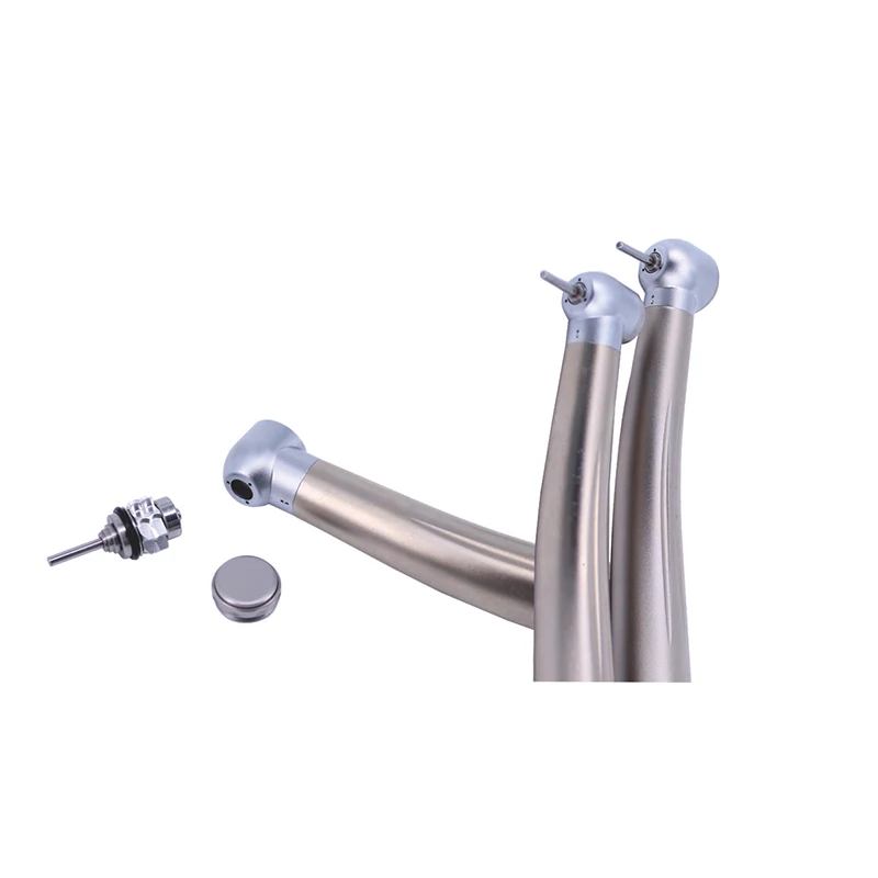 Anti-retraction handpiece high speed air turbine torque push button clean head handpiece