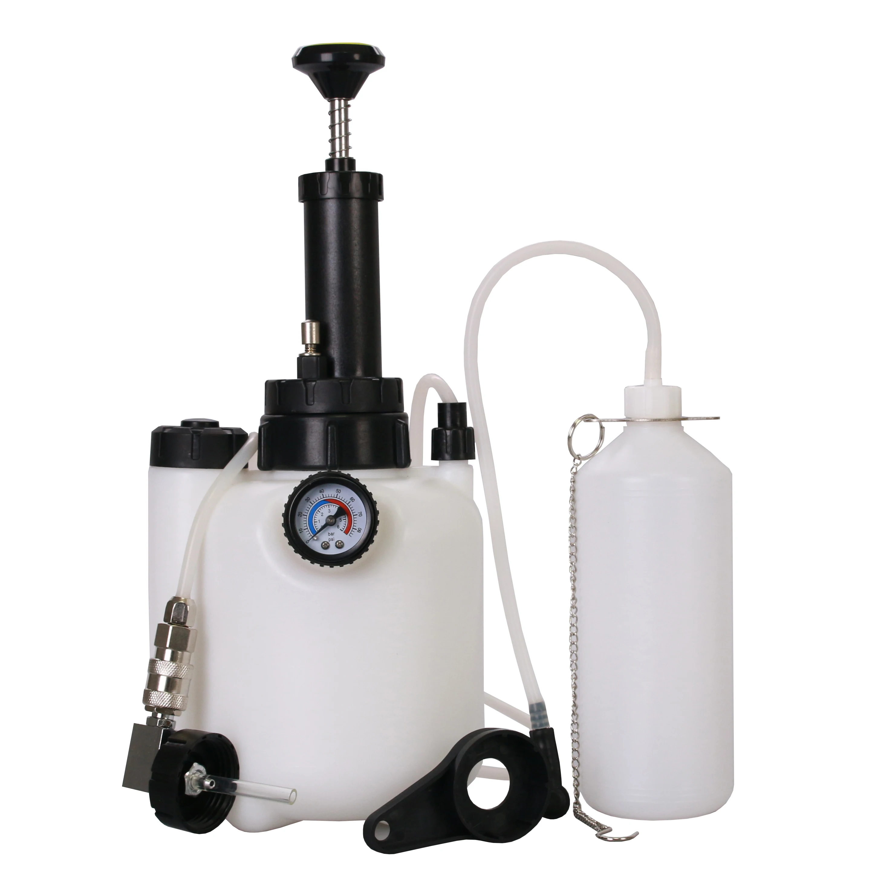 Manual Brake Clutch Fluid Bleeder Kit Oil Change Bleeding Tool Set With 3L Hand Pressure Pump